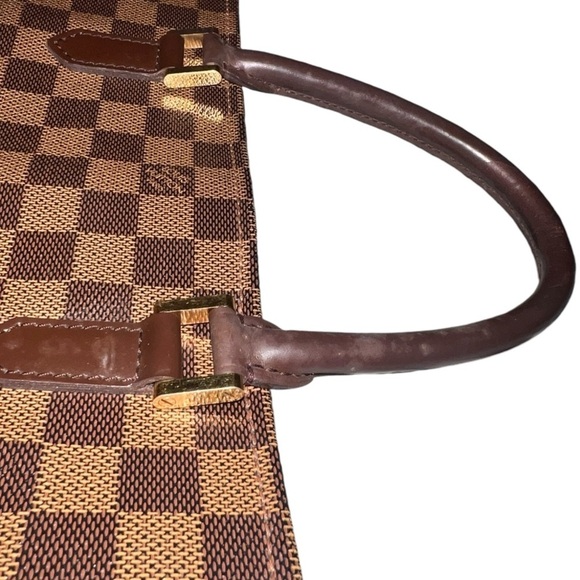 {EUC Louis Vuitton Authentic Damier Ebene Sac Plat Tote Handbag With COA} - Picture 6 of 14